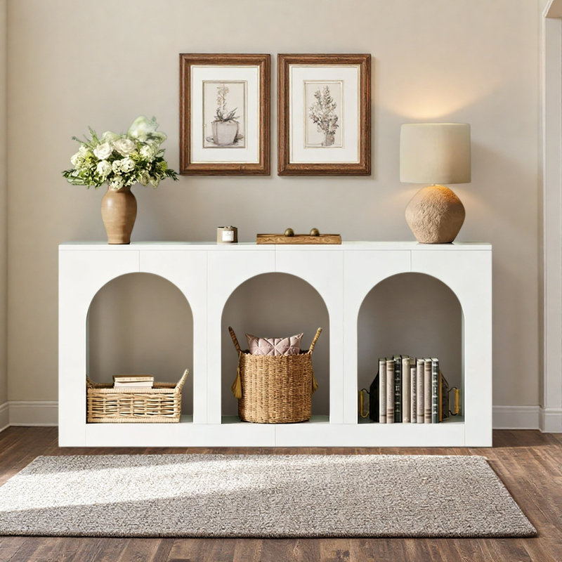 Stylish Arches Side Table,Entryway Table,Stable Console Table
