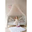 Princess Room Lace Chiffon Netting Bed Canopy, Beige, 240 X 50 X 50Cm