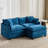 Schmucker L Shaped Modular Sectional Sofa, Oversized Cloud Couch With Ottoman-889629280-889349988