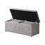 Banc de rangement rembourré en lin Jamesryan