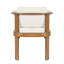Ensemble de 2 chaises de patio modernes en bois d'acacia pour les repas en plein air