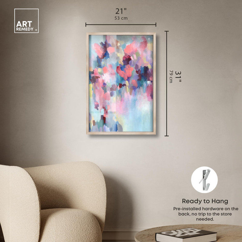 «Doll Memories - Light in The Soul Shadowbox» par Abstract, H 31 po x l 21 po, Crème, crème
