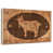 Floating Frame Natural Wood