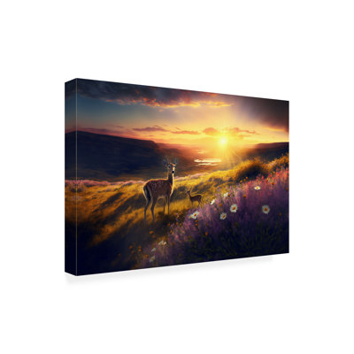 Animals Woodland Animals 4 On Canvas Photograph