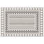 Nappe géométrique, motif à losanges gris minimaliste, nappe rectangulaire lavable, parfaite pour les repas à l'intérieur et les réunions de famille-1880567855