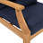 Clairmont Teakwood Patio Armchair-112366900