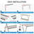 Clothing Folding Aluminum Alloy Laundry Drying Racks-106634145
