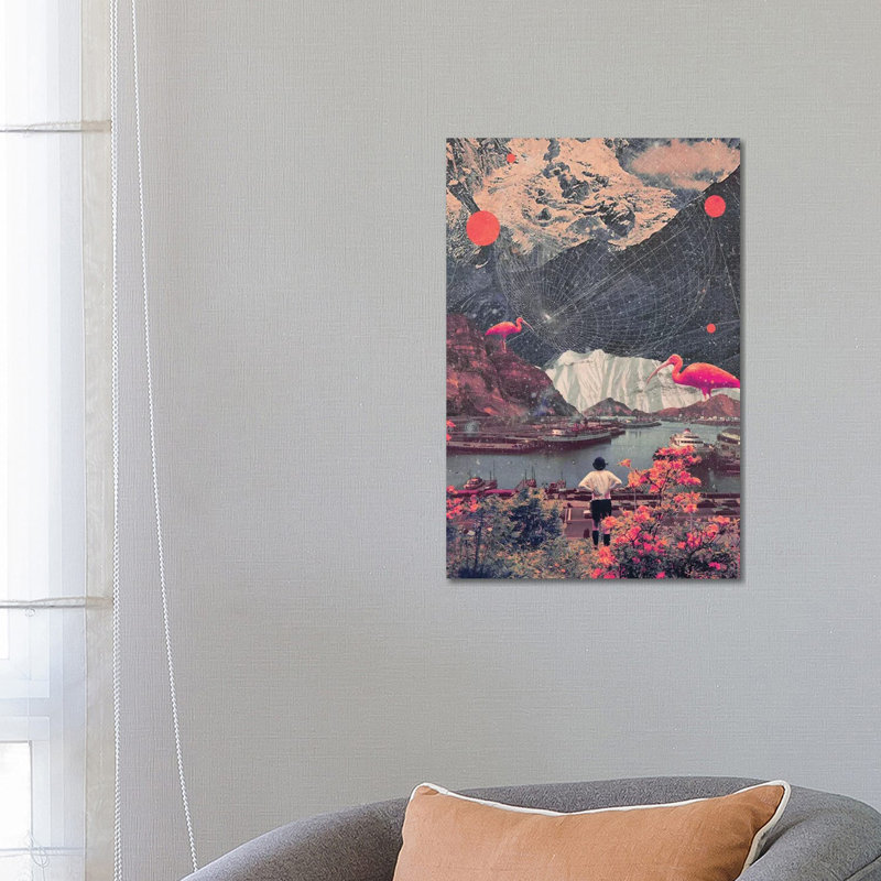 Impression « My choices left me alone » par Frank Moth, Toile tendue, Pas de tapis, H 26 po x l 18 po x 1,5 po