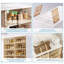 Salon portatif avec armoire à chaussures, armoire de rangement empilable avec portes et tablettes, boîte à chaussures pour garde-robe