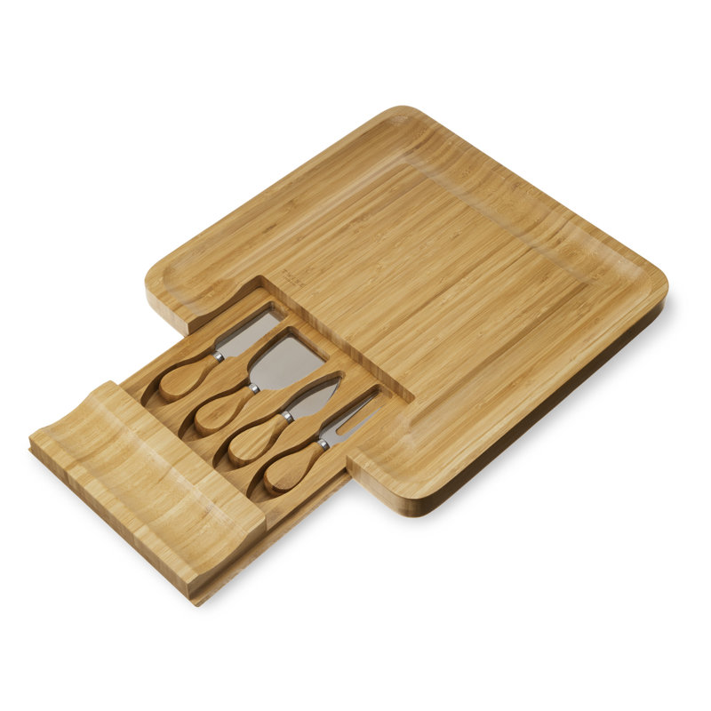 Ensemble de planche à fromage en bambou 4 pièces Twine