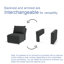 Canapé modulaire rembourré 5 pièces 90 po BOX MODULE STO SOFA-108376993