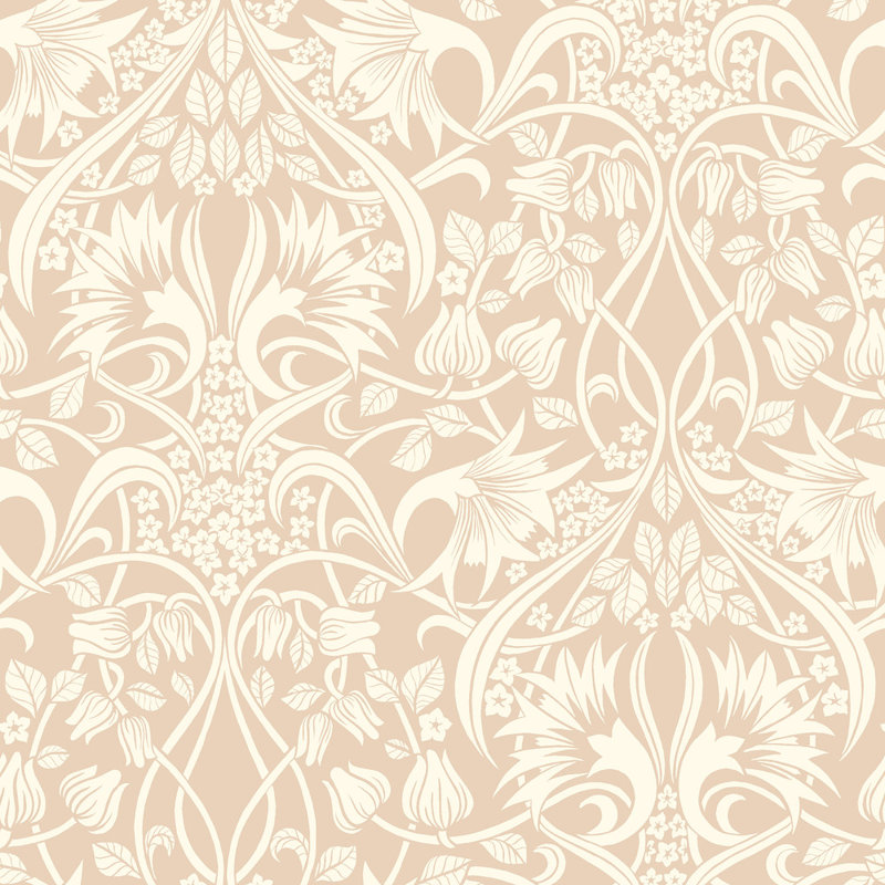32.82' L x 27.58" W Wallpaper Roll, Blush