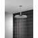 Rain Fixed Shower Head with H2Okinetic Technology