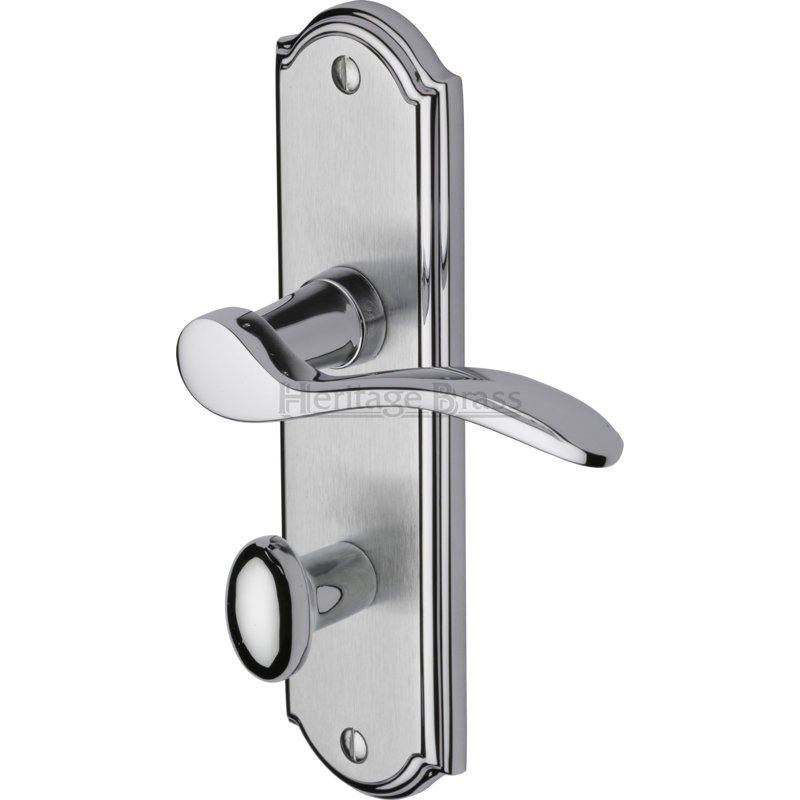 Heritage Brass Heritage Door Handle for Bathroom Howard Design, Apollo