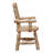 Fireside Lodge Traditional Cedar Log Armchair-697628545