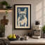 French Bulldog Portrait Modern 1 Piece Wrapped Canvas Wall Art-1081084625-1081084639