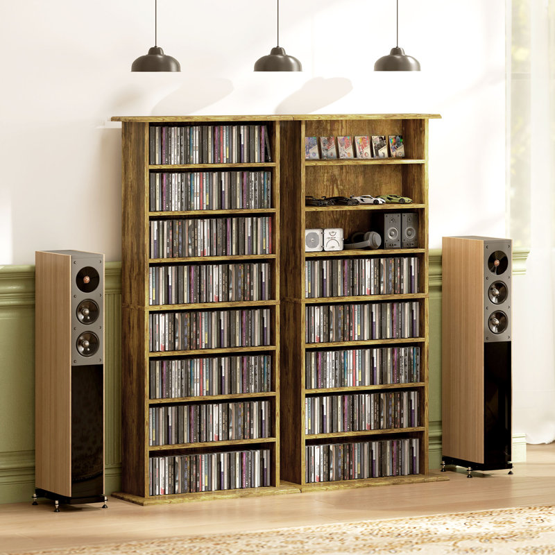 126.3cm H Media Shelves