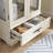 Glass Cabinet Lighted Glass Cabinet Curio Display Cabinet With Adjustable Glass Shelves 2 Doors And 1 Drawer Cabinet Bulb Included White-122821596