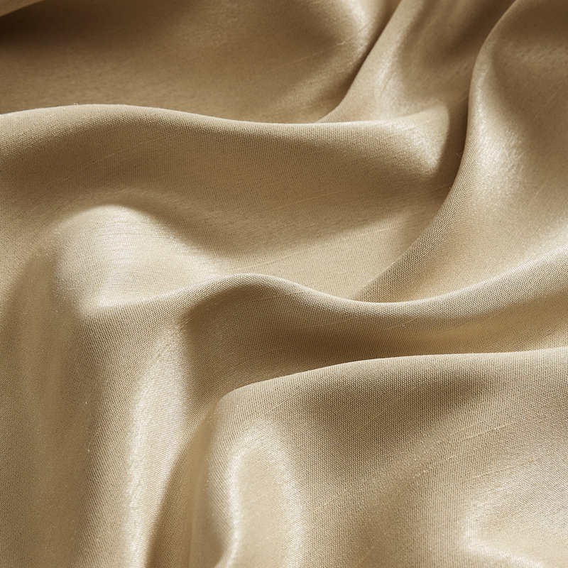 Cantonnière festonnée de couleur unie 52 po Ardmore, Taupe