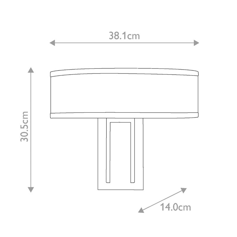 West Steel Flush Mounted Sconce