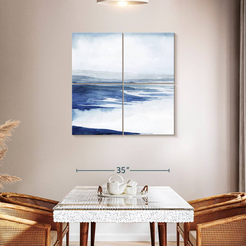 Avery Crystallized Lagoon I, 38" H x 38" W