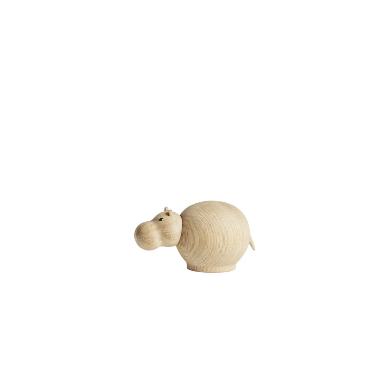 Hibo Hippopotamus (Mini), 2.7" H x 3" W x 4.7" D