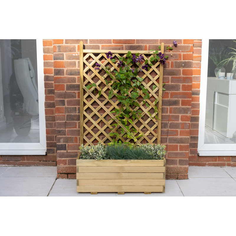 Wood Wall Planter