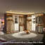 20.2'' - 96'' W Closet System with Wooden Drawers and Hanging Rods(cut To Fit)-335013202