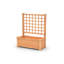 Bois de rose H 46,75 po x l 38,13 po avec treillis