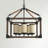 Arro 5 - Light Dimmable Lantern Square / Rectangle Chandelier