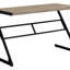 Bureau d'ordinateur, bureau personnel, ordinateur portable, L 48 po, travail, stratifié, métal, contemporain, moderne-1763879928