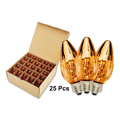 25 Pack of F50 SMD Orange Commercial Retrofit Bulbs