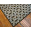 Tapis brun / bleu en laine noué à la main de conception unique 8 pi x 10 pi