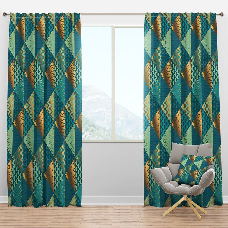 Semi-Sheer Curtain Panel