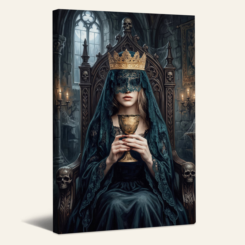 Art gothique sur toile, Halloween gothique, H 36 po x l 24 po