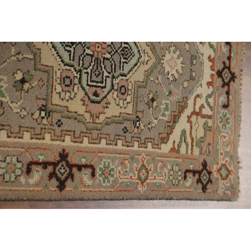 One-of-a-Kind 2'7" X 10' New Age Runner Wool Area Rug in