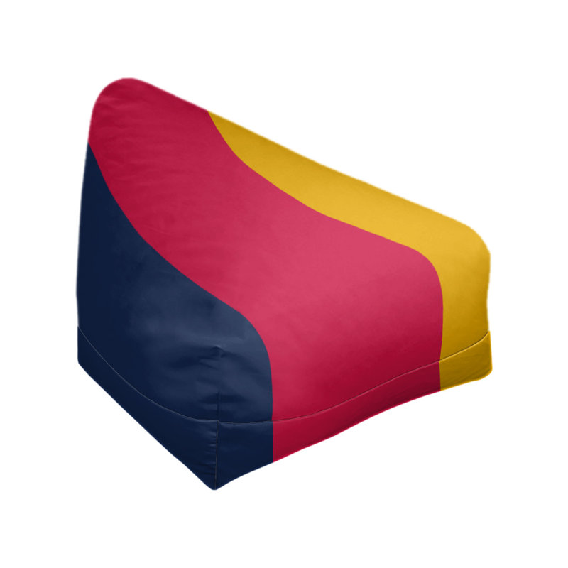 Housse de sac de pois standard Atlanta, Bleu marine / rouge écarlate / doré