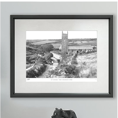 St Levan, The Church 1908 by Francis Frith - Single Picture Frame Print