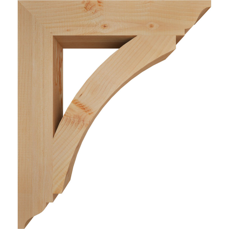 Support traditionnel Thorton, H 26 po x l 3,5 po x P 22 po, Douglas (lisse)