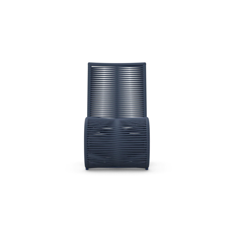 Wave Dining Chair, Matte Saphire/Midnight Blue