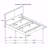 King Bed Frame, Warwick Black Upholstered Design Panel Eastern