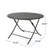 Hutt Round Wicker/Rattan Outdoor Folding Dining Table
