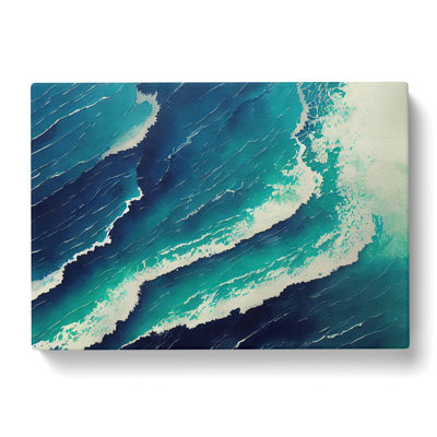 Ocean Watercolour Vol.2 - Wrapped Canvas Print