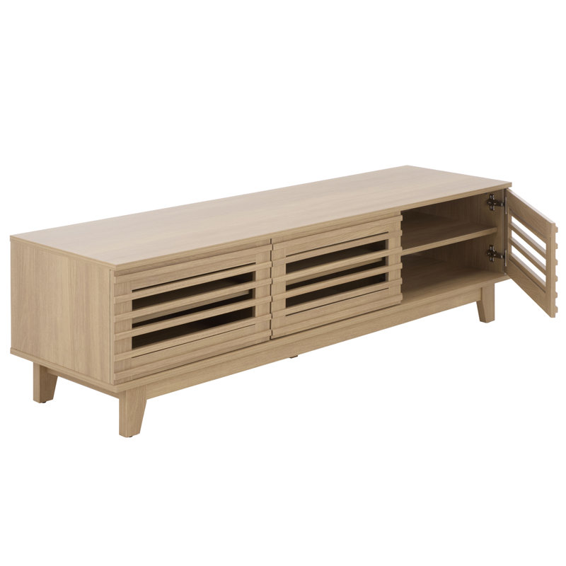 Buffet / meuble multimédia Zulie, Naturel