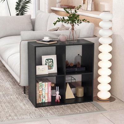 Bibliothèque ouverte à 4 cubes avec ensembles anti-basculement