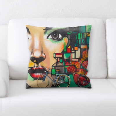 Microsuede Throw Pillow