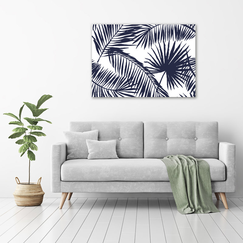 Leaves Of Palm - No Frame Print on Canvas