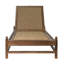 Chaise longue d'extérieur en teck Vaterra