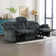 Oxier 84'' Wide Microsuede Manual Reclining Sofa, 3-Seater Recliner Couch with Skin-Friendly Upholstery