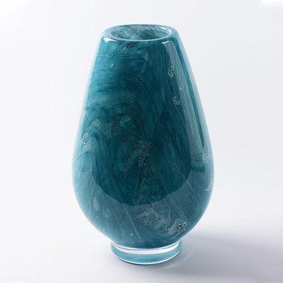 Blue Bud Coloured Glaze Table Vases